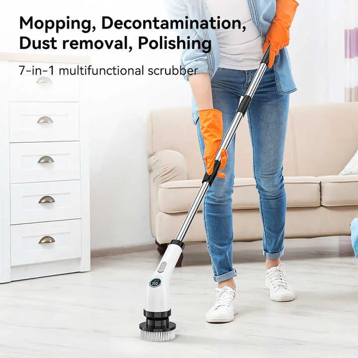 فرشاة تنظيف الحمام الكهربائية electric bathroom cleaning brush