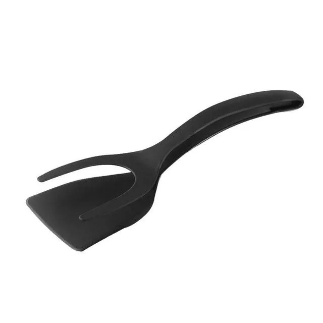 2 in 1 Grip and Flip Tongs, Egg Spatula & Tongs, Clamp Pancakes, Fried Egg, French Toast, and Omelet, etc...  Kitchen Accessories