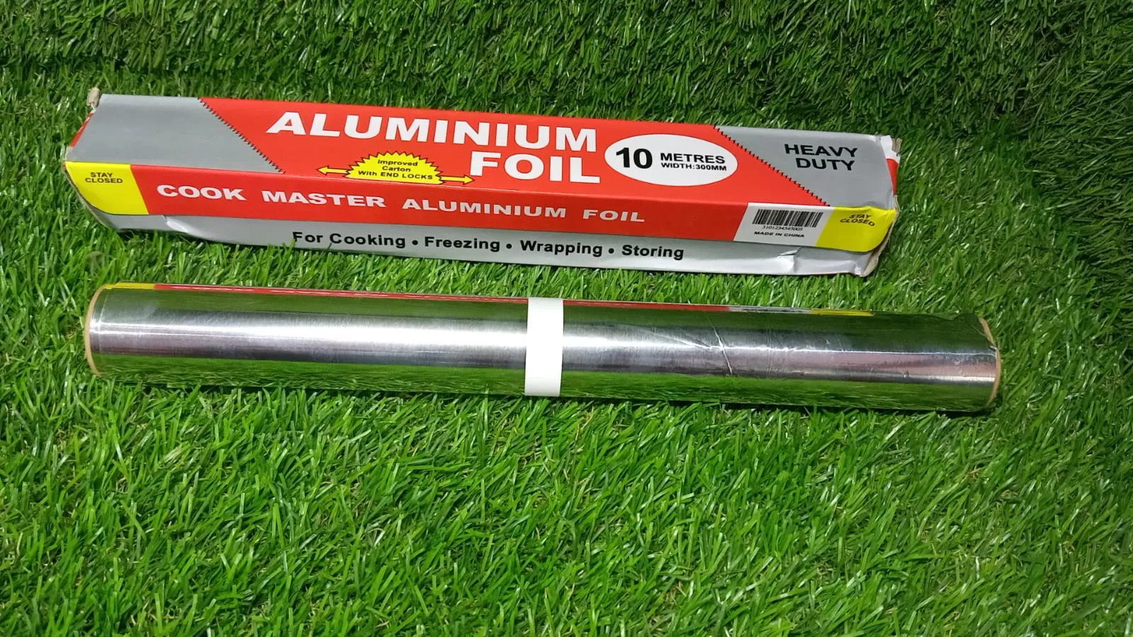 Aluminum Foil Roll Heavy Duty Non Stick Thick Aluminum Foil Sheet Baking Grilling Tool (10mX300mm)
