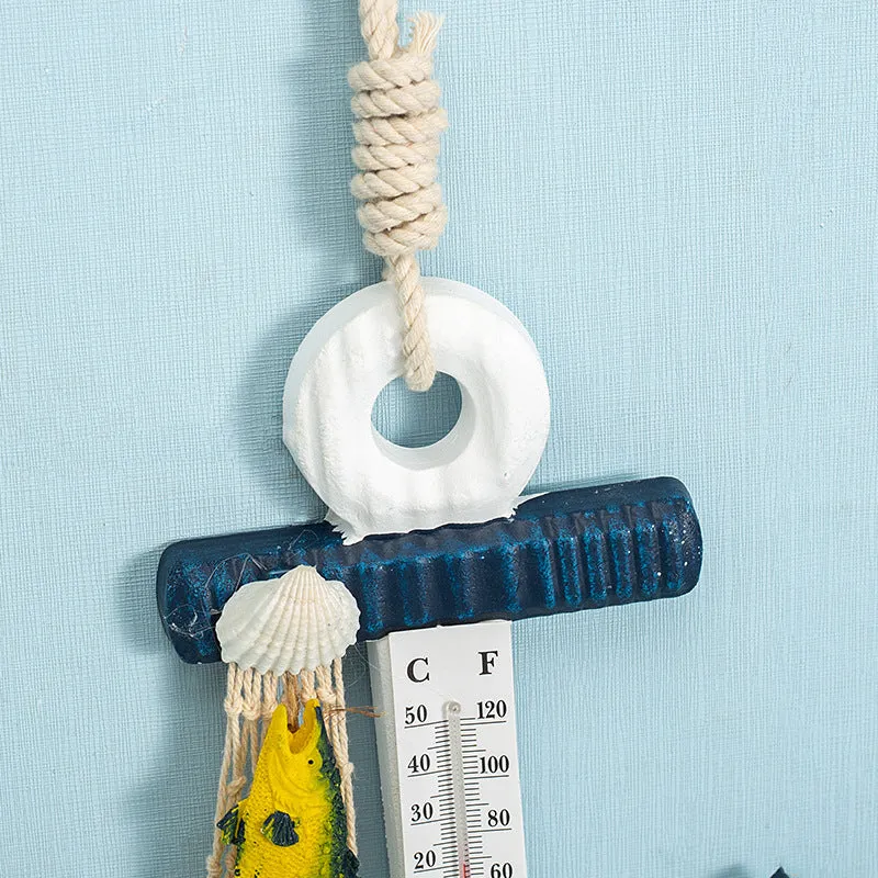 Babymoon Mediterranean Sailing  Wooden Anchor Beach Sea Style Wall Hanging Photography Prop Furniture