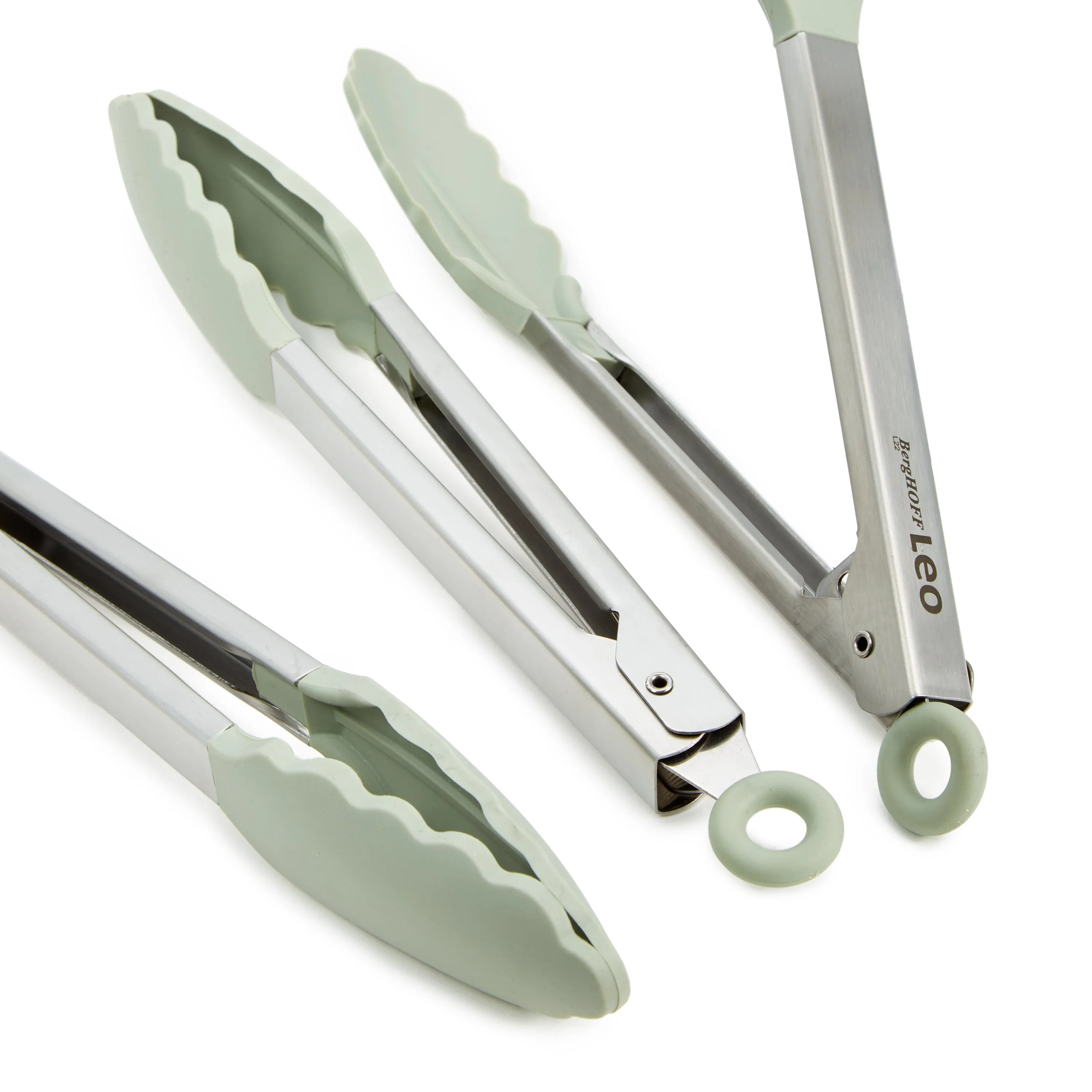 BergHOFF Leo Balance 3pc Serving Tongs Set, Sage