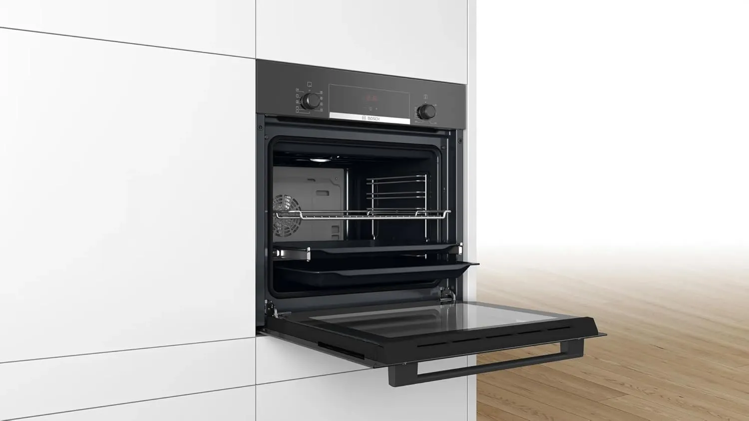 Bosch Built-in oven HBJ534EB0I 60 x 60 cm Black