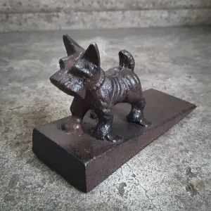 Cast Iron Dog Doorstop