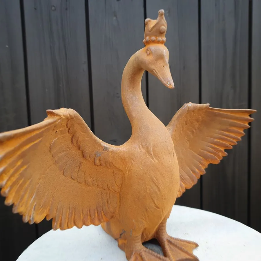 Cast Iron Swan