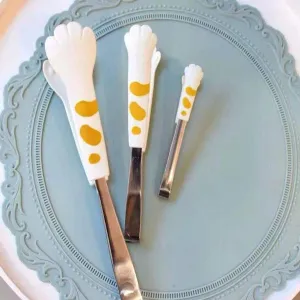 Cat Paw Heat Resistant Kitchen Tongs