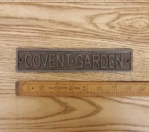 Covent Garden Plaque