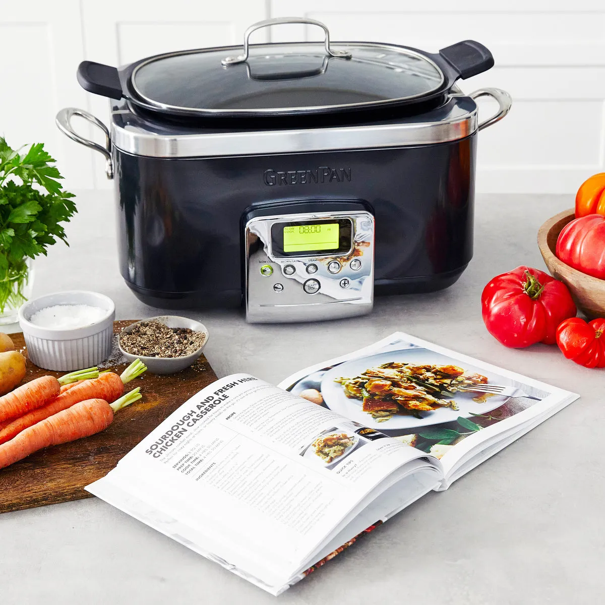 Elite 6-Quart Slow Cooker | Black