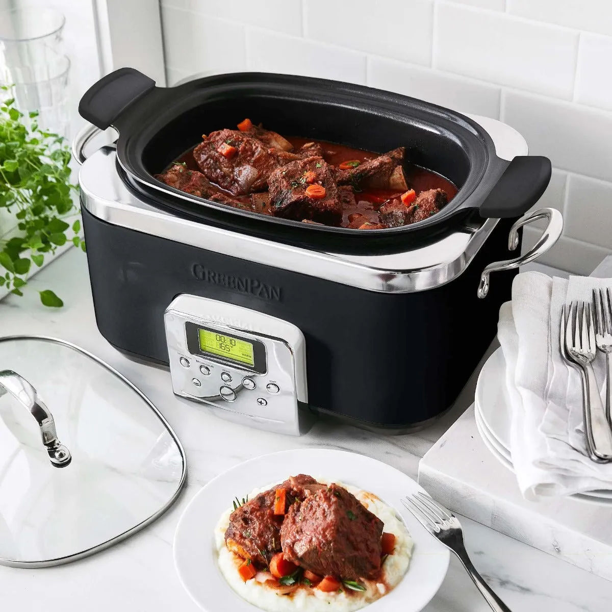 Elite 6-Quart Slow Cooker | Black