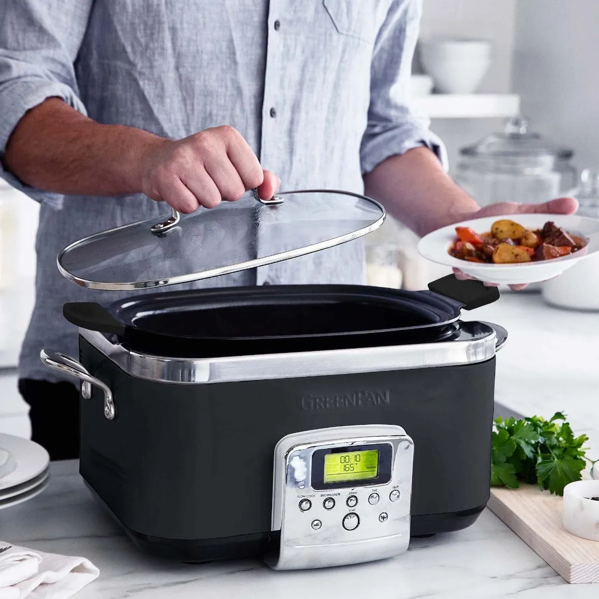 Elite 6-Quart Slow Cooker | Black