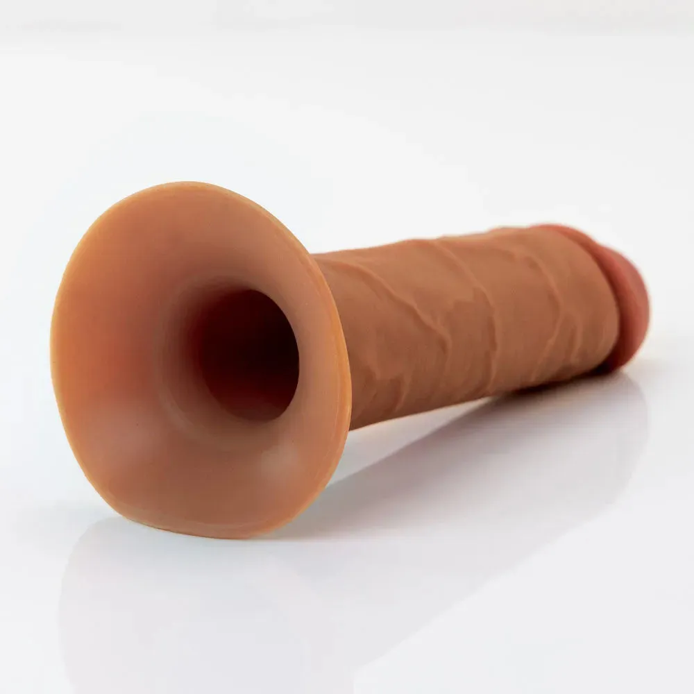 FX Elite 8'' Silicone Hollow Strap-On - Tan - Tan 20 cm Hollow Strap-On