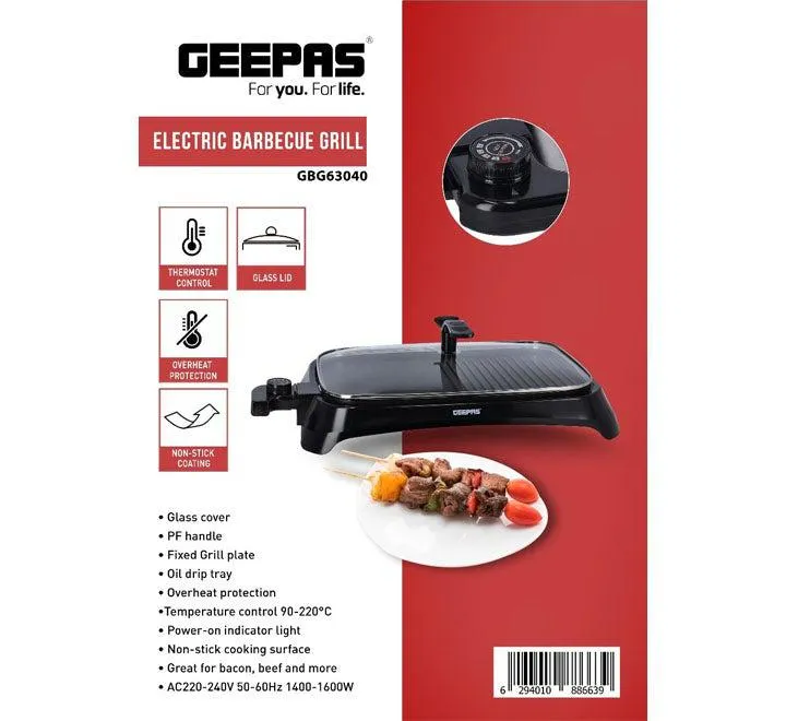 Geepas 1600W Electric Barbecue Grill