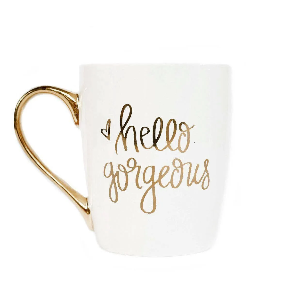 Hello Gorgeous Gold Coffee Mug