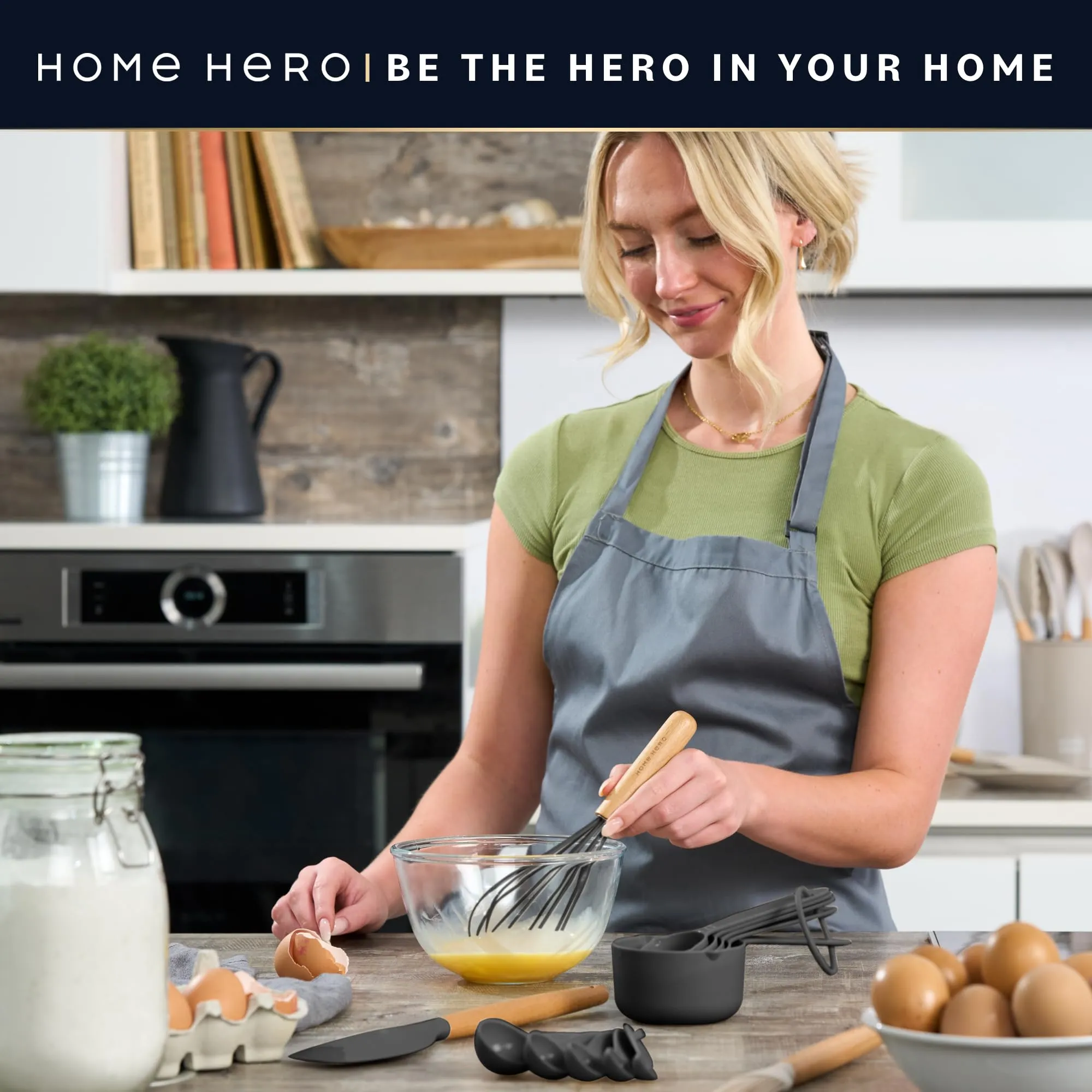 Home Hero 44-Piece Silicone Kitchen Utensil Set