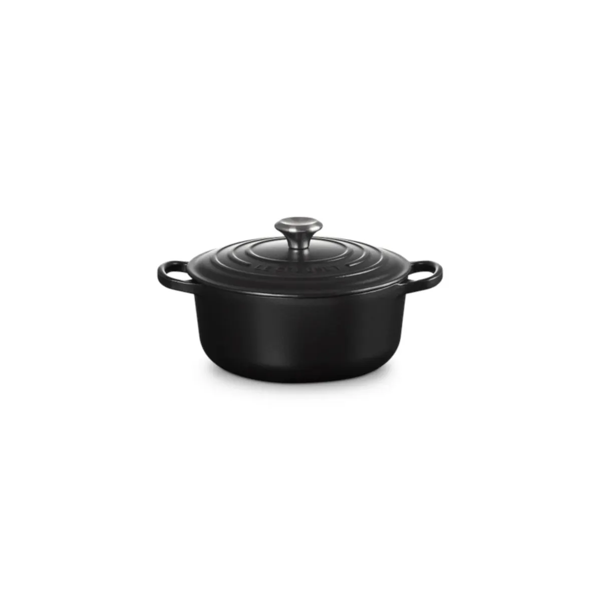 Le Creuset Signature Round French Oven Satin Black 20cm (2.4L)