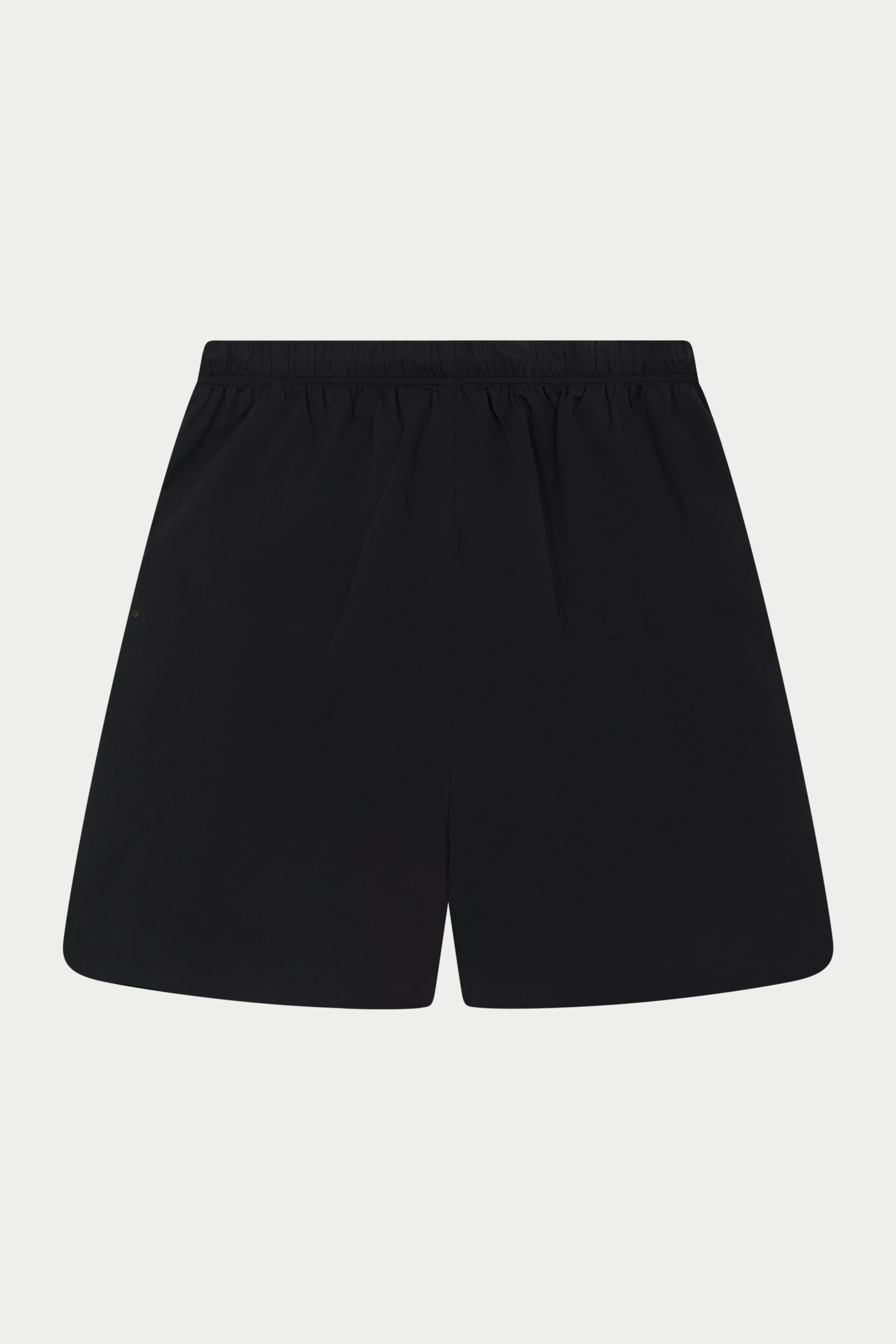 NYLON DRAWCORD SHORTS - BLACK