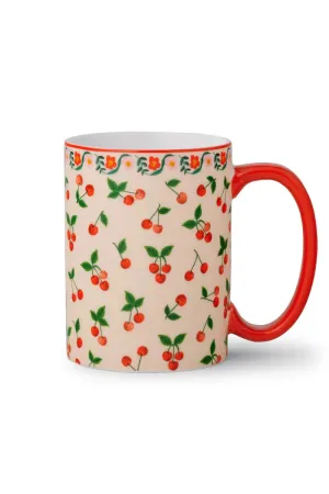 Porcelain Mug - Cherries