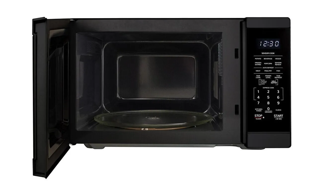 Sharp SMC1461HB 1.4 cu. ft. Black Countertop Microwave Oven