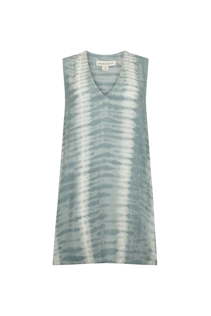 SLOW MORNINGS MINI DRESS - TEAL