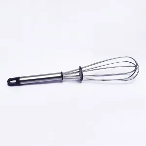 Stainless Steel Wire Whisk,Balloon Whisk,Egg Frother, Milk & Egg Beater (10 inch)