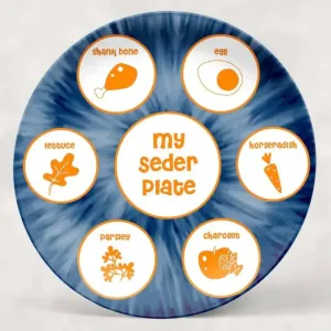 Tie Dye Kids Seder Plate