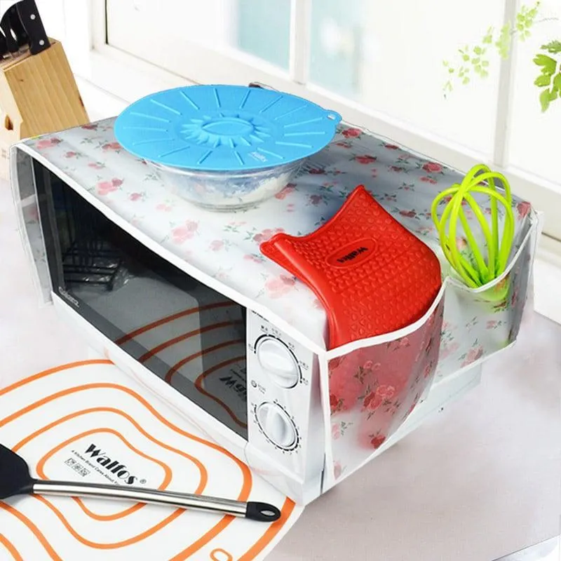 Waterproof Microwave Oven Cover and Organizer